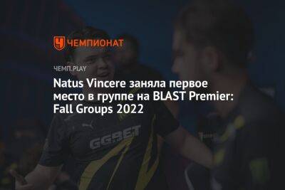 Natus Vincere заняла первое место в группе на BLAST Premier: Fall Groups 2022