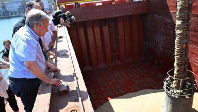 «Зерновой коридор»: генсек ООН впервые в истории посетил Одессу