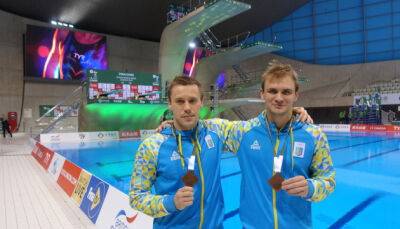 Колодий и Горшковозов выиграли бронзу в прыжках в воду на ЧЕ-2022
