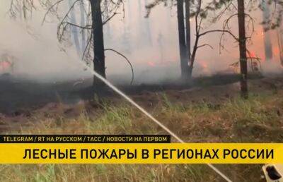 Лесные пожары бушуют в регионах России. Некоторых жителей эвакуируют