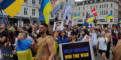 «Свобода — в нашем ДНК». Колонне украинских активистов уделили особое внимание на ЛГБТ-прайде в Копенгагене