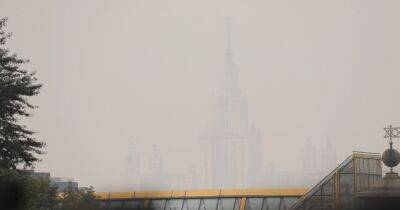 Москву окутал сильный смог: объявлен наивысший уровень пожарной опасности (видео)