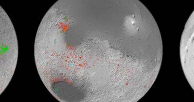 Ученые показали, какие территории Марса в прошлом были покрыты водой (фото)