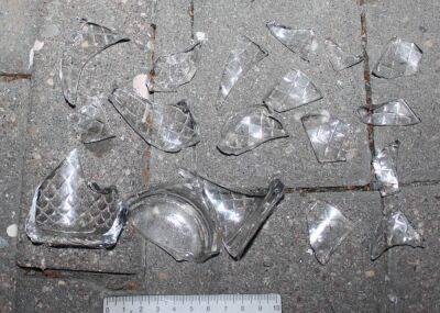Житель Гродно выбросил бутылку с рюмкой в окно и повредил автомобиль