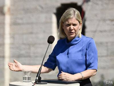 "Чем мощнее Украина, тем безопаснее всем нам". Премьер Швеции заявила о новом пакете помощи