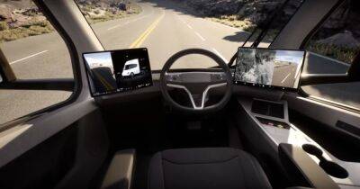 Электрический грузовик Tesla Semi удивил очень нестандартным интерьером (видео)