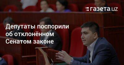 Депутаты поспорили об отклонённом Сенатом законе