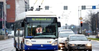 С 1 сентября четыре автобусных маршрута в Риге будут заменены троллейбусными