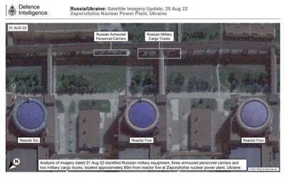"У 60 метрах від реактора": Розвідка показала на супутникових знімках присутність російської техніки на ЗАЕС