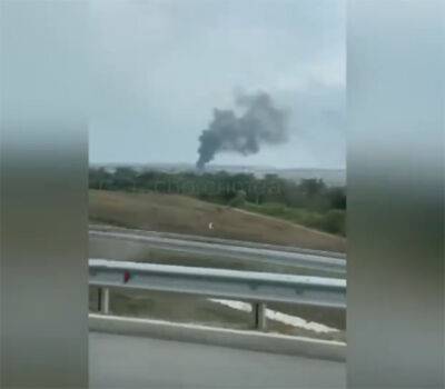 "Ефект лінзи або жест доброї волі": У мережі повідомляють про сильну пожежу у Бахчисарайському районі Криму