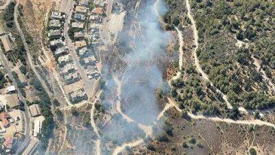 Крупный пожар в лесу возле Бейт-Шемеша: эвакуированы жильцы поселка Тром