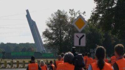 В Риге окончательно снесли памятник советским военным