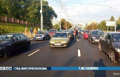 Затор из-за ДТП образовался на улице Притыцкого в Минске