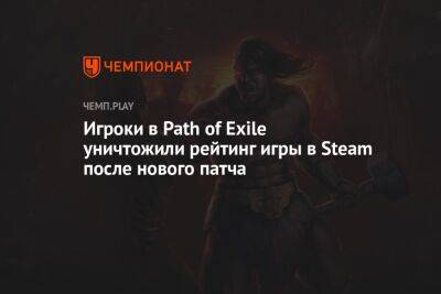 Игроки в Path of Exile уничтожили рейтинг игры в Steam после нового патча
