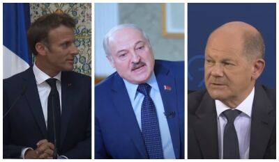 Лукашенко, оскорбив Шольца и Макрона, перешел к угрозам: "Вы что, думаете, мы языком ляпаем?"
