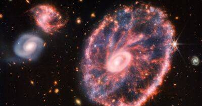 Невозможно оторваться: Джеймс Уэбб заснял одну из самых необычных галактик (видео)