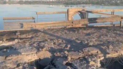 Удары по Антоновскому мосту: оккупанты хотят завершить ремонт до следующей недели