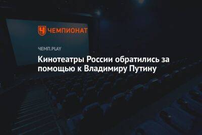 Кинотеатры России обратились за помощью к Владимиру Путину
