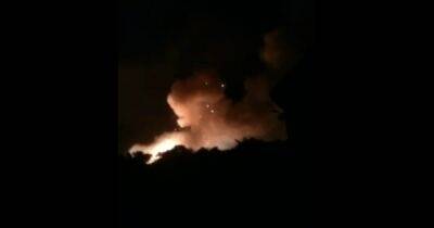 Появились эффектные кадры уничтожения эшелона оккупантов в Херсонской области (видео)