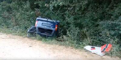 В Свислочском районе опрокинулся автомобиль "Опель": погиб пассажир