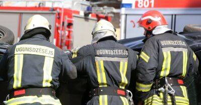 В результате пожара в Елгаве погиб человек
