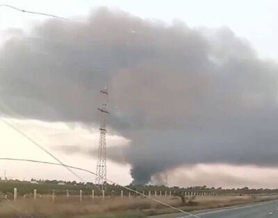 В небе вырос черный "гриб": новый пожар полыхает в Крыму, что известно на данный момент - politeka.net - Украина - Крым - Видео