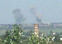 На Херсонщині лунають вибухи: з-під Чорнобаївки валить дим