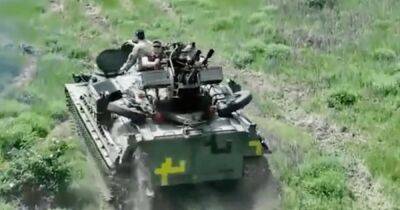 Украинские военные установили зенитную установку на трофейный МТ-ЛБ (видео)