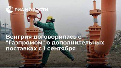 Сийярто: Венгрия договорилась о поставке по 5,8 миллиона кубов газа в день сверх контракта