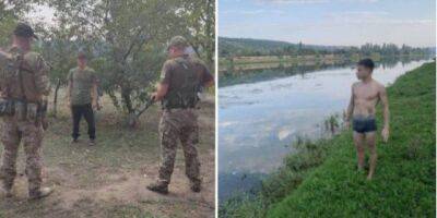 Нелегальный заплыв. Житель Молдовы во время отдыха с друзьями случайно переплыл Днестр и оказался в Украине