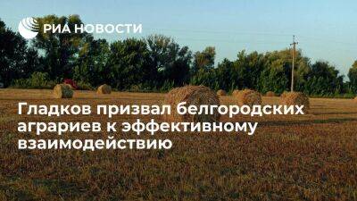 Губернатор Гладков призвал белгородских аграриев к более эффективному взаимодействию