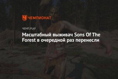 Масштабный выживач Sons Of The Forest в очередной раз перенесли