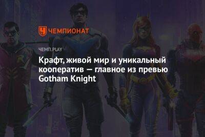 Крафт, живой мир и уникальный кооператив — главное из превью Gotham Knight
