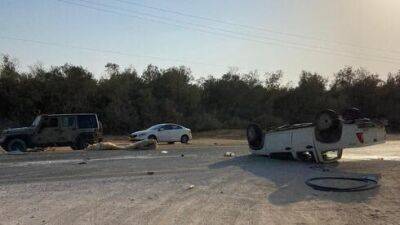 Водитель без прав пытался сбежать от бойцов МАГАВ на юге Израиля и погиб в ДТП