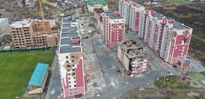 Російські окупанти зруйнували у Гостомелі понад 4,5 тисячі споруд на 9,4 млн грн – дослідження