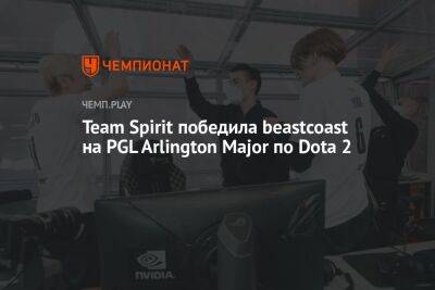 Team Spirit победила beastcoast на PGL Arlington Major по Dota 2