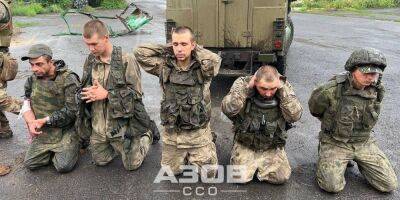 Среди них — наркоман и офицер. Азов взял в плен пять российских оккупантов — Билецкий