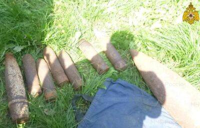 Восемь артиллерийских снарядов нашли и обезвредили в Зубцове Тверской области