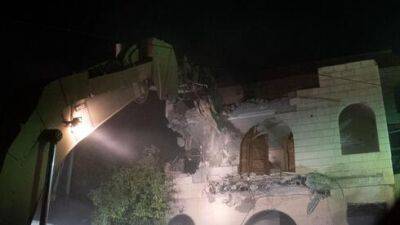 ЦАХАЛ разрушил дома террористов, зарубивших трех человек во время теракта в Эльаде