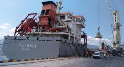 Перше судно з українським зерном прибуло в кінцевий пункт призначення у Туреччині