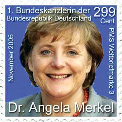 История Германии в почтовых марках: Ангела Меркель