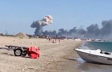 В Крыму раздаются взрывы со стороны российской авиабазы