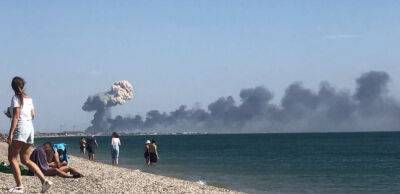 Крим в диму: в районі російської авіабази поблизу Новофедорівки прогриміли вибухи