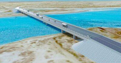 На Каспии начали строить мост, который свяжет Туркменистан с Казахстаном и сократит путь в Европу