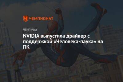 NVIDIA выпустила драйвер с поддержкой «Человека-паука» на ПК