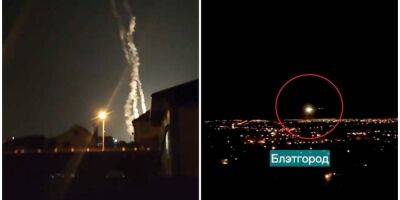 Одна из российских ракет ударила по Белгороду. Инцидент попал на видео