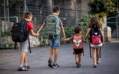 2,5 миллионов израильских учеников пошли в школу в новом учебном году