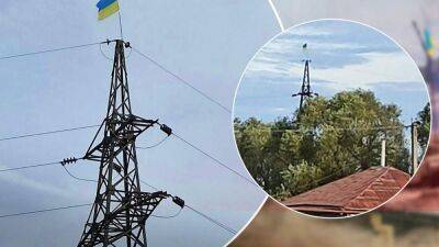 Гайдай опубликовал фото с украинским флагом в селе Песчаное Луганской области