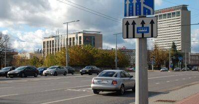 Пробки в Вильнюсе: такси и электромобилям запретят движение по полосам "А"