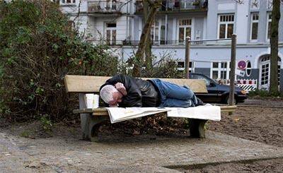 В каком немецком городе самое большое количество бездомных